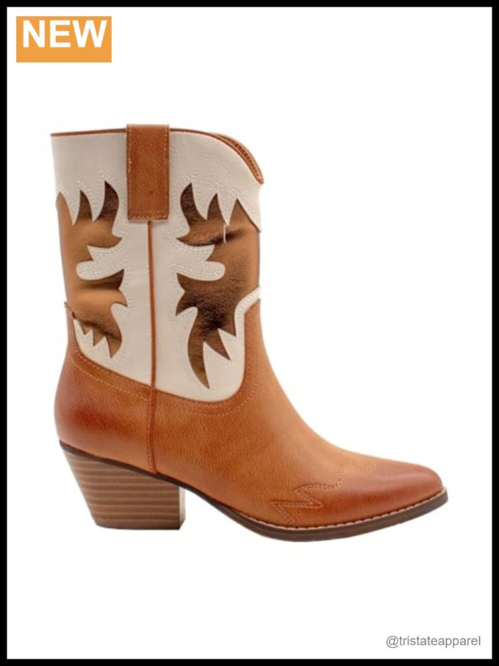 VOLATILE Spur Women's Ankle Boots Pull-On Faux Leather Pointed Toe Western Boot